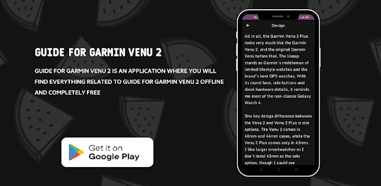Guide for Garmin Venu 2