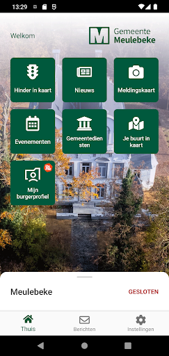 Android application Meulebeke screenshort