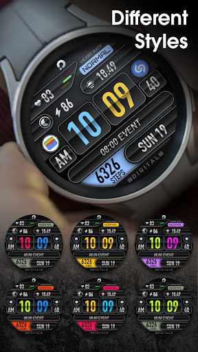 PRADO 05 Digital Watch Face screenshot 6