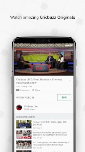 Cricbuzz - Live Cricket Scores Ekran görüntüsü