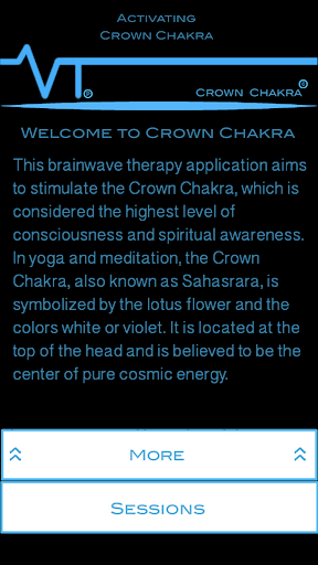 Android application Crown Chakra screenshort