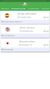 Aperçu de l'application
