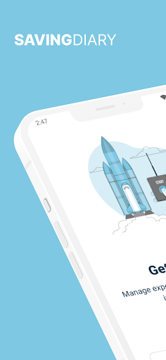 Android application Saving Diary - Expense Tracker screenshort
