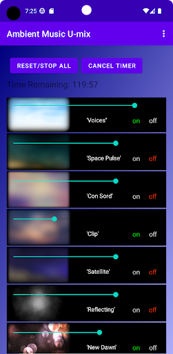Ambient Music U-Mix Screen 2