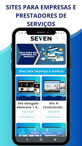 Criador de Sites Screen 2