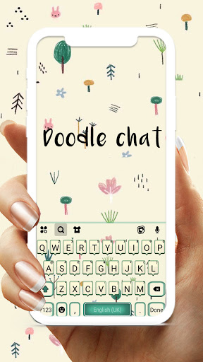 Social Chat Doodle Keyboard Ba Screen 3