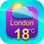 Cover Image of Télécharger Weather Widget with Clock 1.1 APK