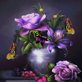 Butterflies Pot Live Wallpaper icon