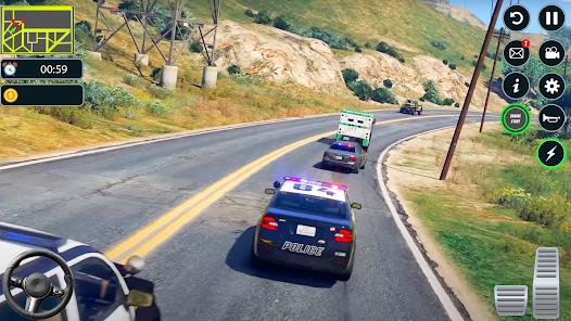 Police Car Chase Thief Games  screenshots 1