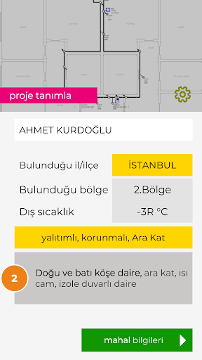 Android application pratik RADYATÖR hesabı screenshort