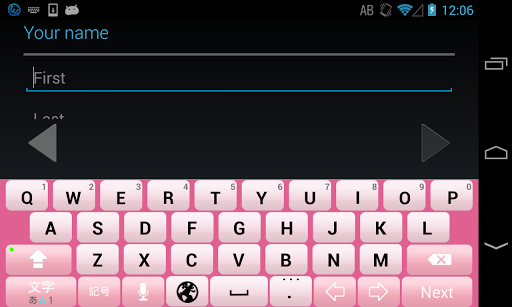 Android application Hotpink keyboard image screenshort