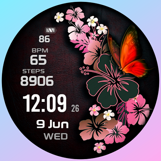 PW45 - Ladies Digi Floral logo