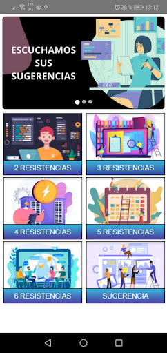 calculo de resistencias Screen 2