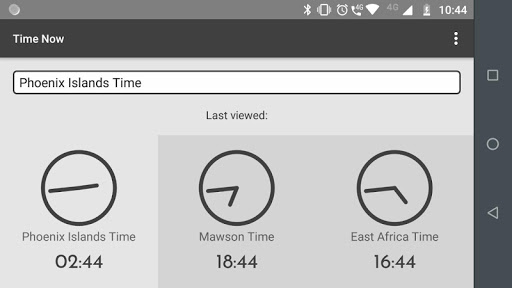 Time Now Screen 3