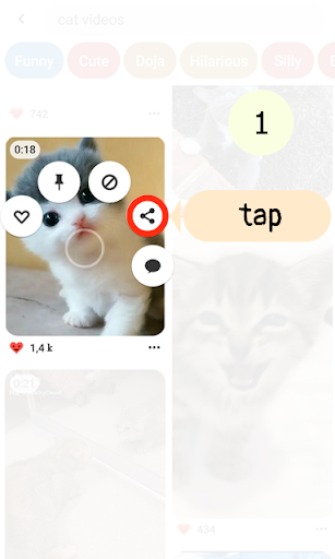 Android application Video downloader for Pinterest screenshort