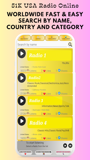 Jazz & USA Radios Online Screen 3