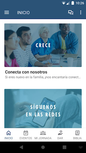 Android application Iglesia Celebración screenshort