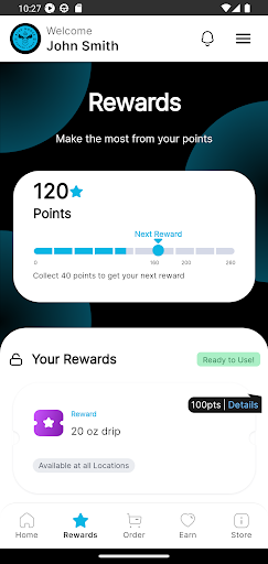Blue Moose Rewards Screen 2