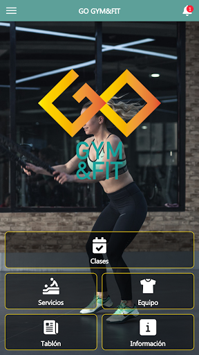 Android application Go Gym & Fit screenshort