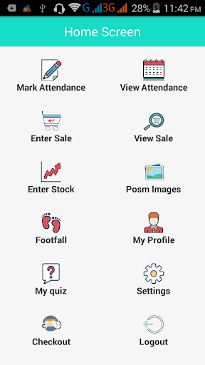 Android application Field Force FBT screenshort