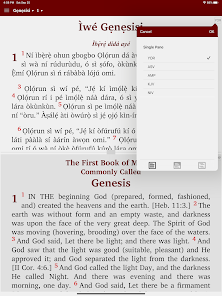 Skærmoptagelse 12 Yoruba Bible - AMP, NIV, KJV android