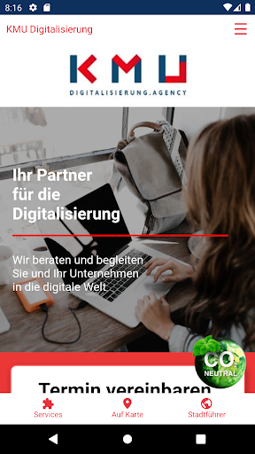 Android application KMU Digitalisierung screenshort