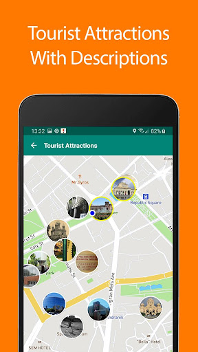 Android application Yerevan Offline Map and Travel screenshort