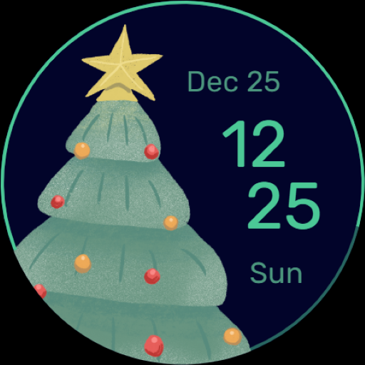 Christmas Tree Watch Face