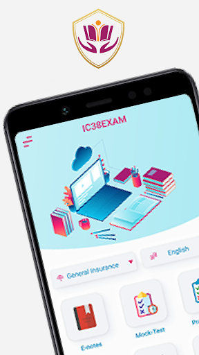 Android application Insurance Exam Preparation App screenshort