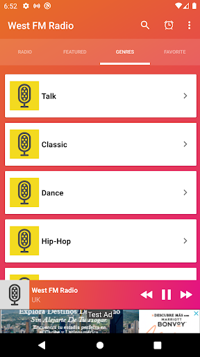 West FM Radio App UK Screen 3