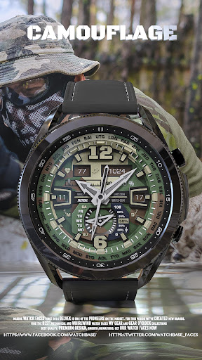 WatchBase. Tactical Watch face Screen 3