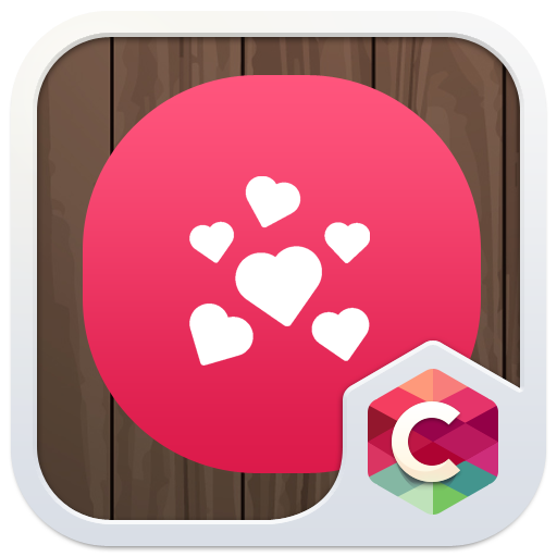 Romantic Red Heart Love Theme  Icon