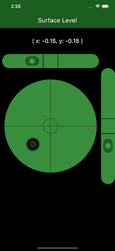 Surface Level Measuring Screen 2