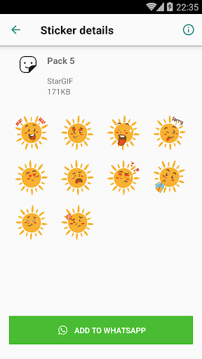 funny Sun Stickers  WASticker