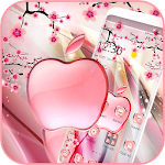 Cover Image of डाउनलोड Pink Summer Flower Crystal Apple Theme 1.1.7 APK
