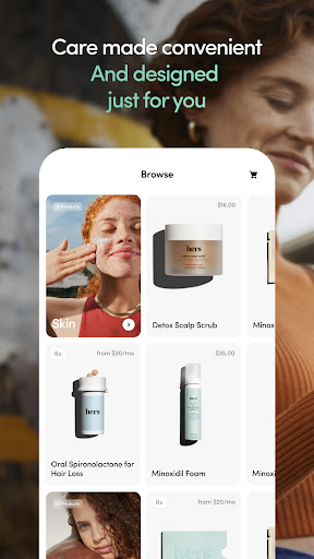 Android application Hers Staging screenshort