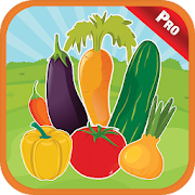 Vegetables Alphabet For Kids - Name & Match Games