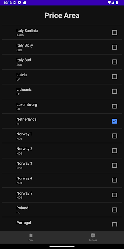 Energisk - Electricty Prices Screen 3