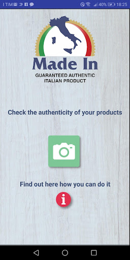 Android application IT MADE IN (MADE IN ITaly) screenshort