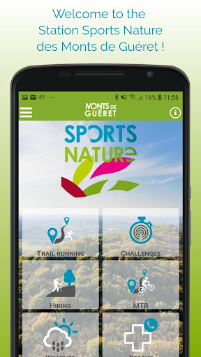 Android application Sports Nature Monts de Guéret screenshort