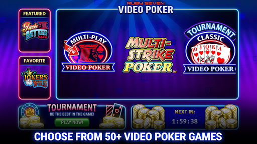 Video Poker by Ruby Seven  screenshots 1