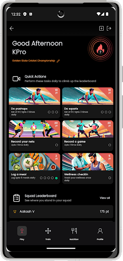 Android application KhiladiPro screenshort