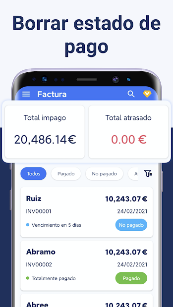 Screenshot 4 Facturas App - Cree facturas android