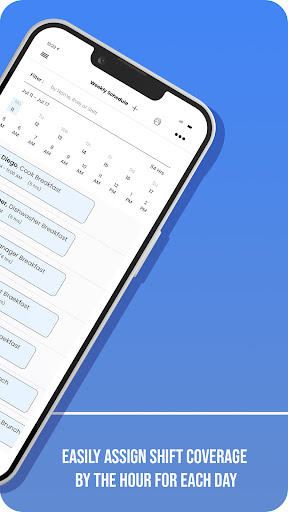Screenshot of Restaurant Staff Scheduler