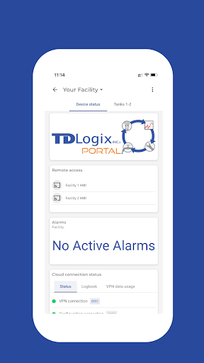 Android application TDLogix Portal screenshort