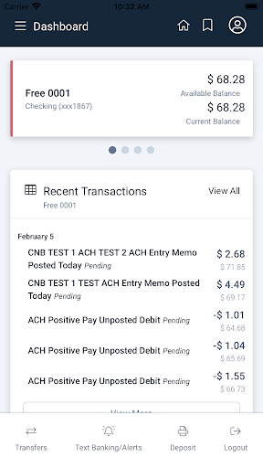Stride-Mobile Banking Screen 3