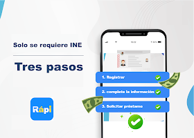 screenshot of Rápikrédito Préstamos crédito