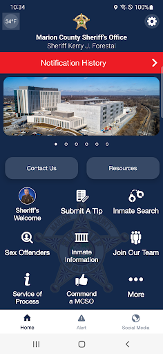 Android application Marion County Sheriff Indiana screenshort