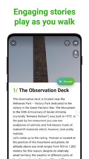 Yerevan Tour Guide:SmartGuide Screen 2