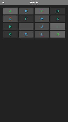 Alpha Shuffle Puzzle - Screenshot 2